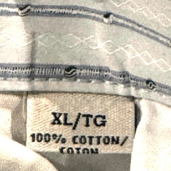 TOMMY BAHAMA Island Modern Fit Long Sleeve Blue Striped Button-Up Shirt Men's XL - Picture 6 of 9